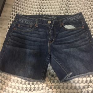Denim shorts